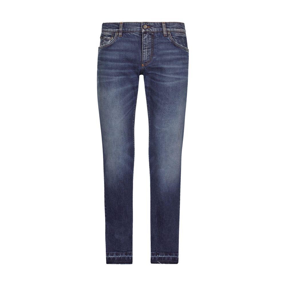 Dolce & Gabbana Washed slim fit stretch denim jeans