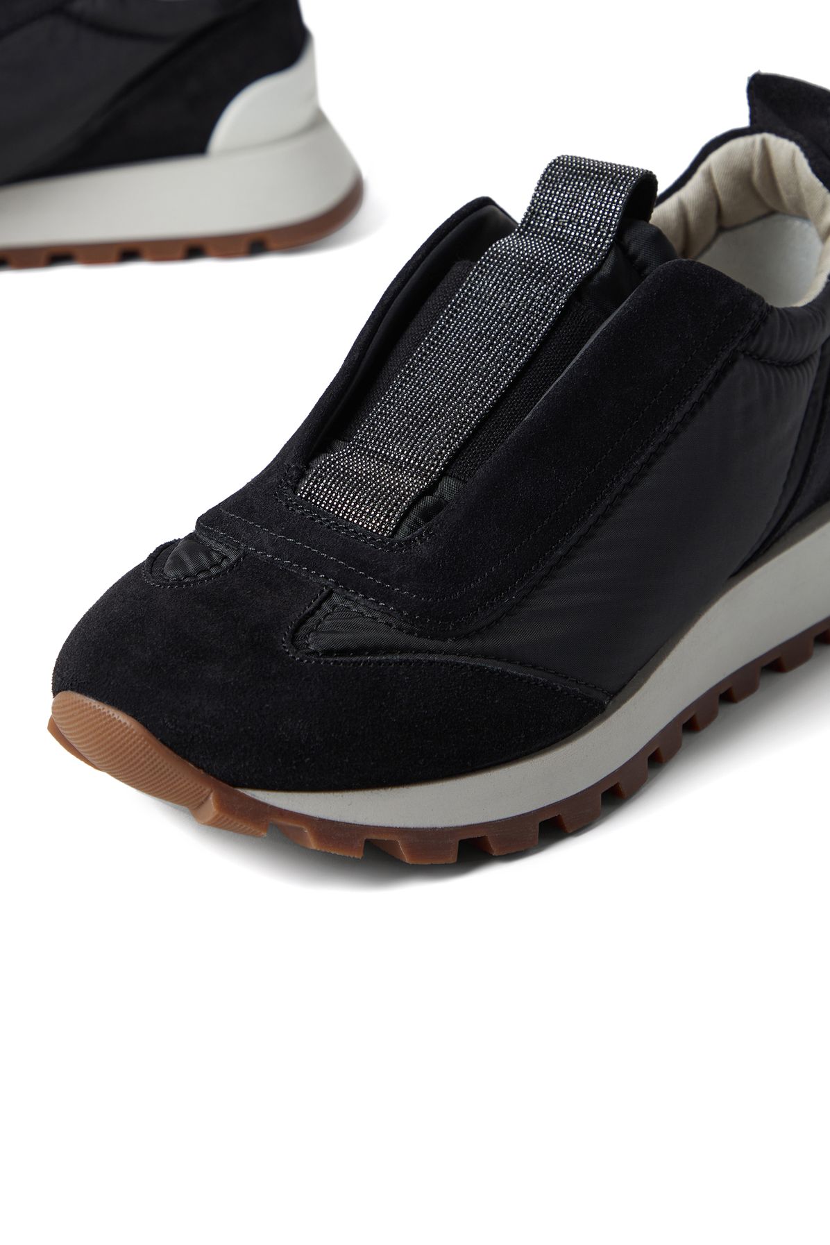 Brunello Cucinelli Monili embellished running shoes