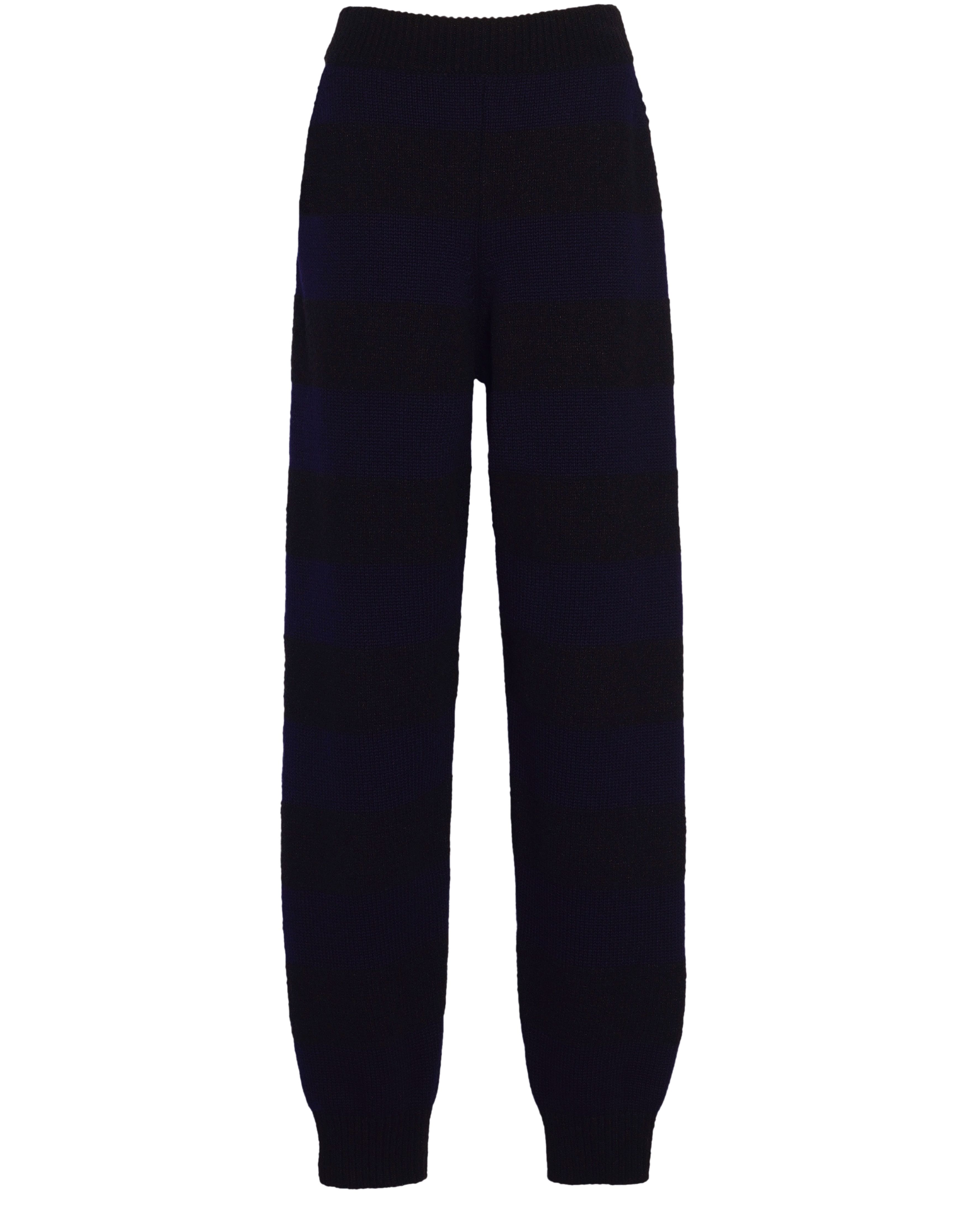 Barrie Striped cashmere trousers