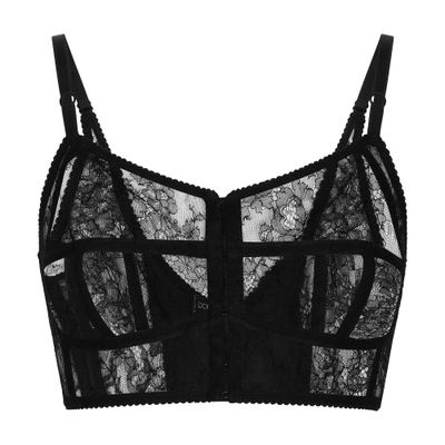 Dolce & Gabbana Lace lingerie bustier with straps