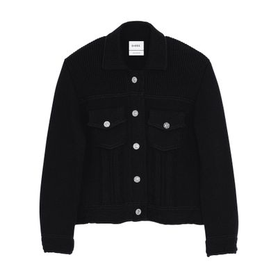 Barrie Denim cashmere and cotton jacket