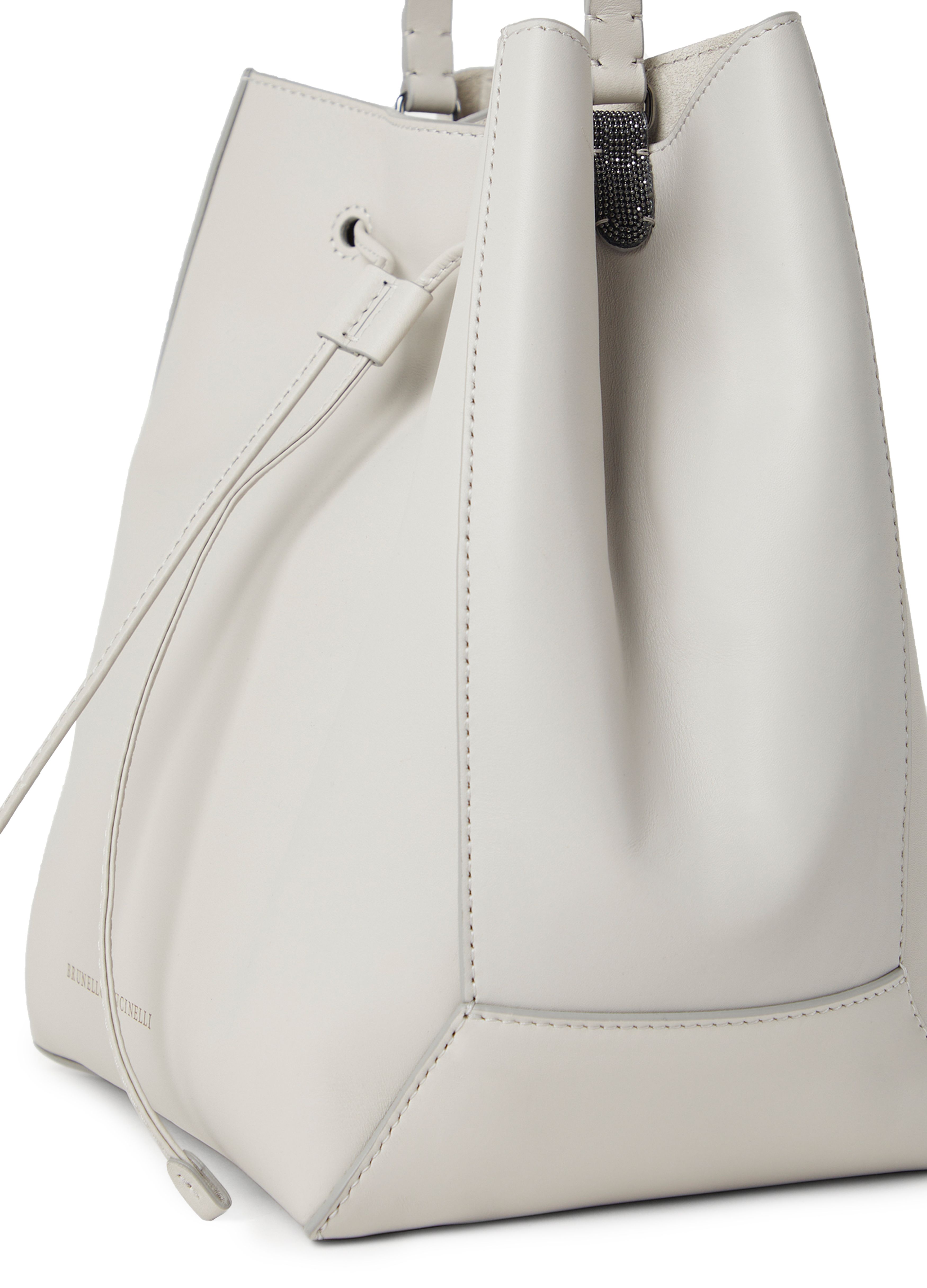 Brunello Cucinelli Leather bucket bag