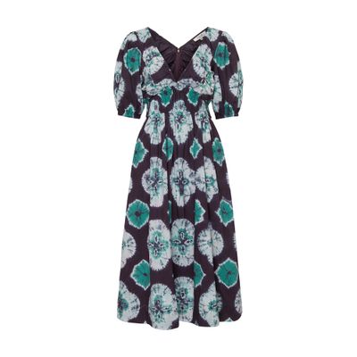  Aveline tie dye print dress