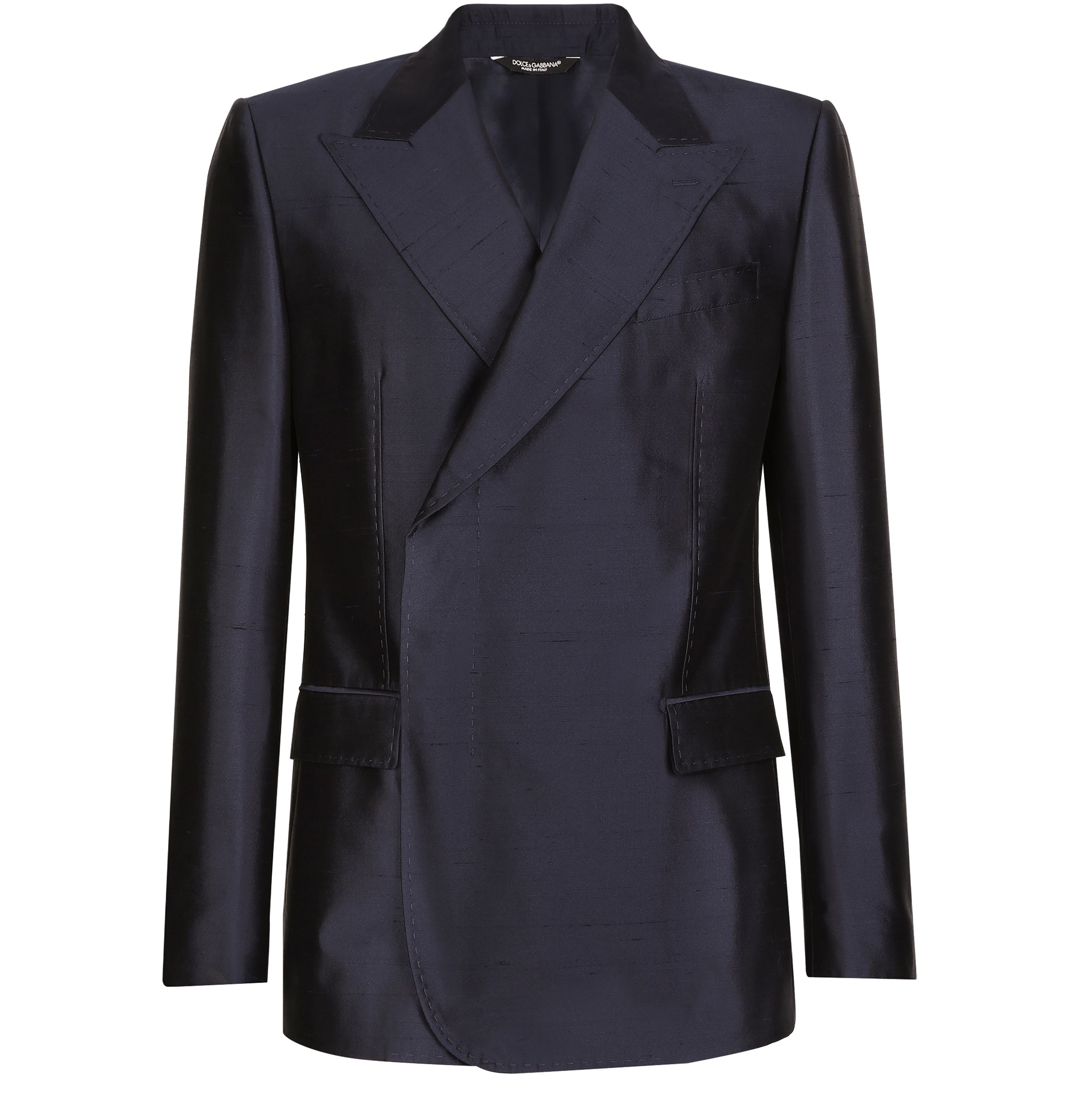 Dolce & Gabbana Double-breast silk jacket