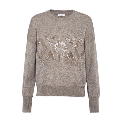 Brunello Cucinelli Dazzling embroidery sweater