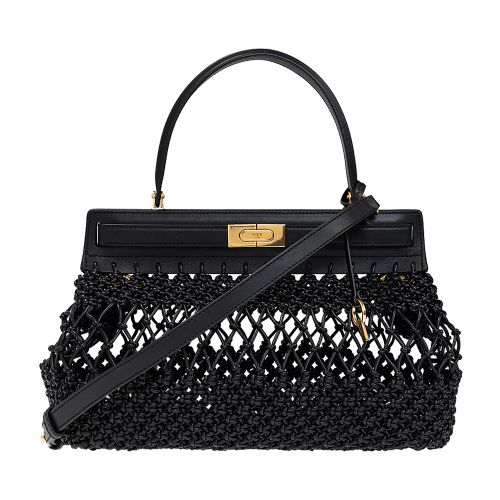 Tory Burch ‘Lee Radziwill Small' woven shoulder bag