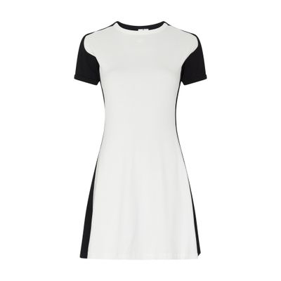 Courrèges Contrast frame mini dress