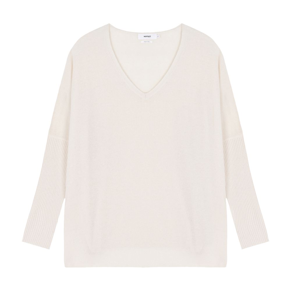  Faustine v-neck cashmere poncho