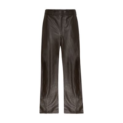 Lemaire Hose mit Ledergürtel