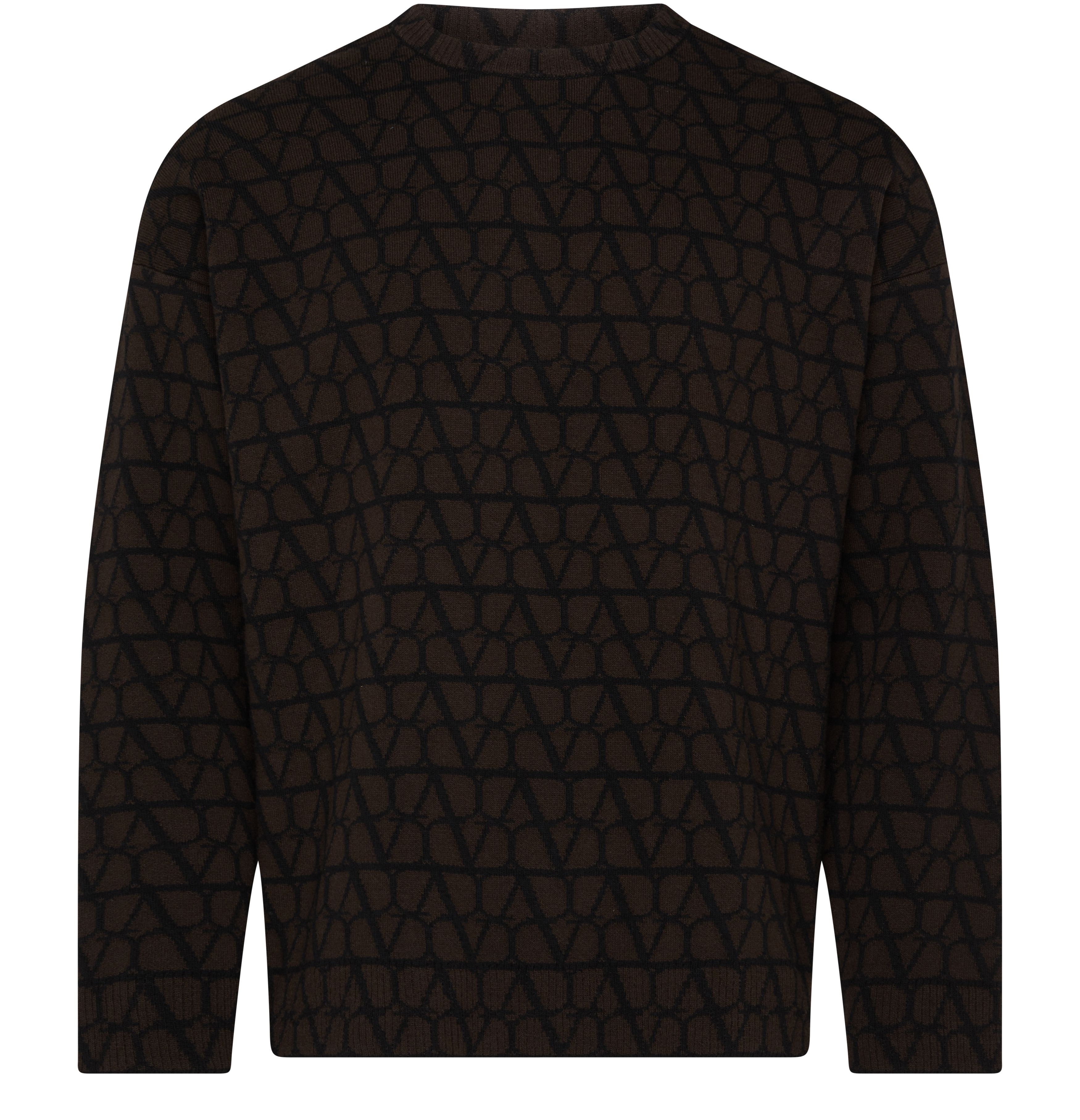 VALENTINO GARAVANI Iconographic canvas jumper