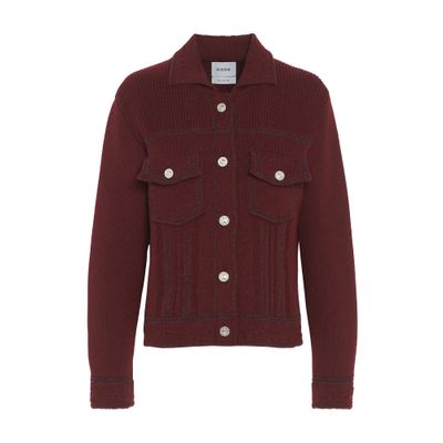 Barrie Denim cashmere and cotton jacket