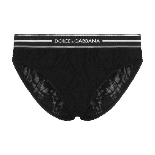 Dolce & Gabbana Lace briefs with branded elastic