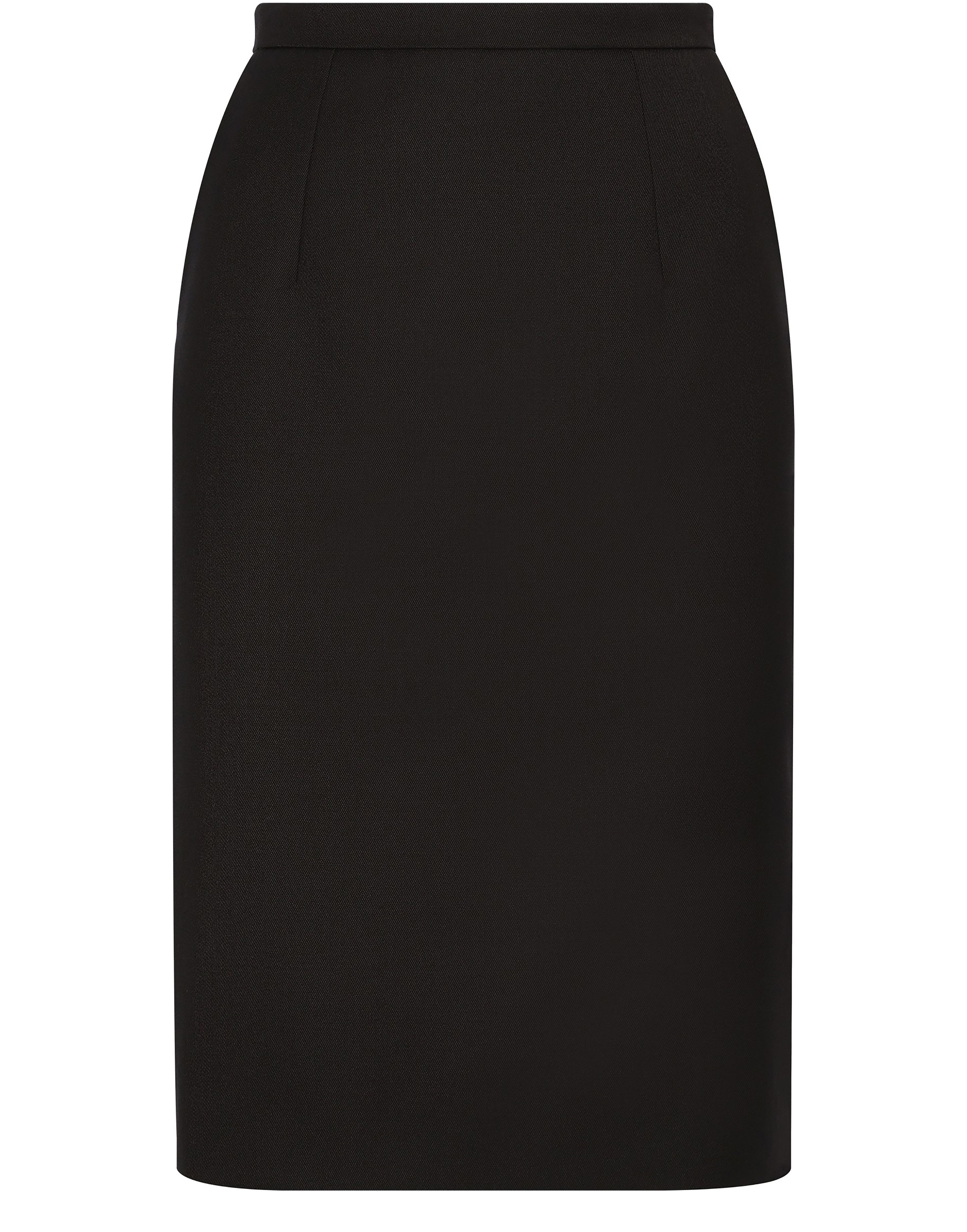 Dolce & Gabbana Wool crepe midi pencil skirt