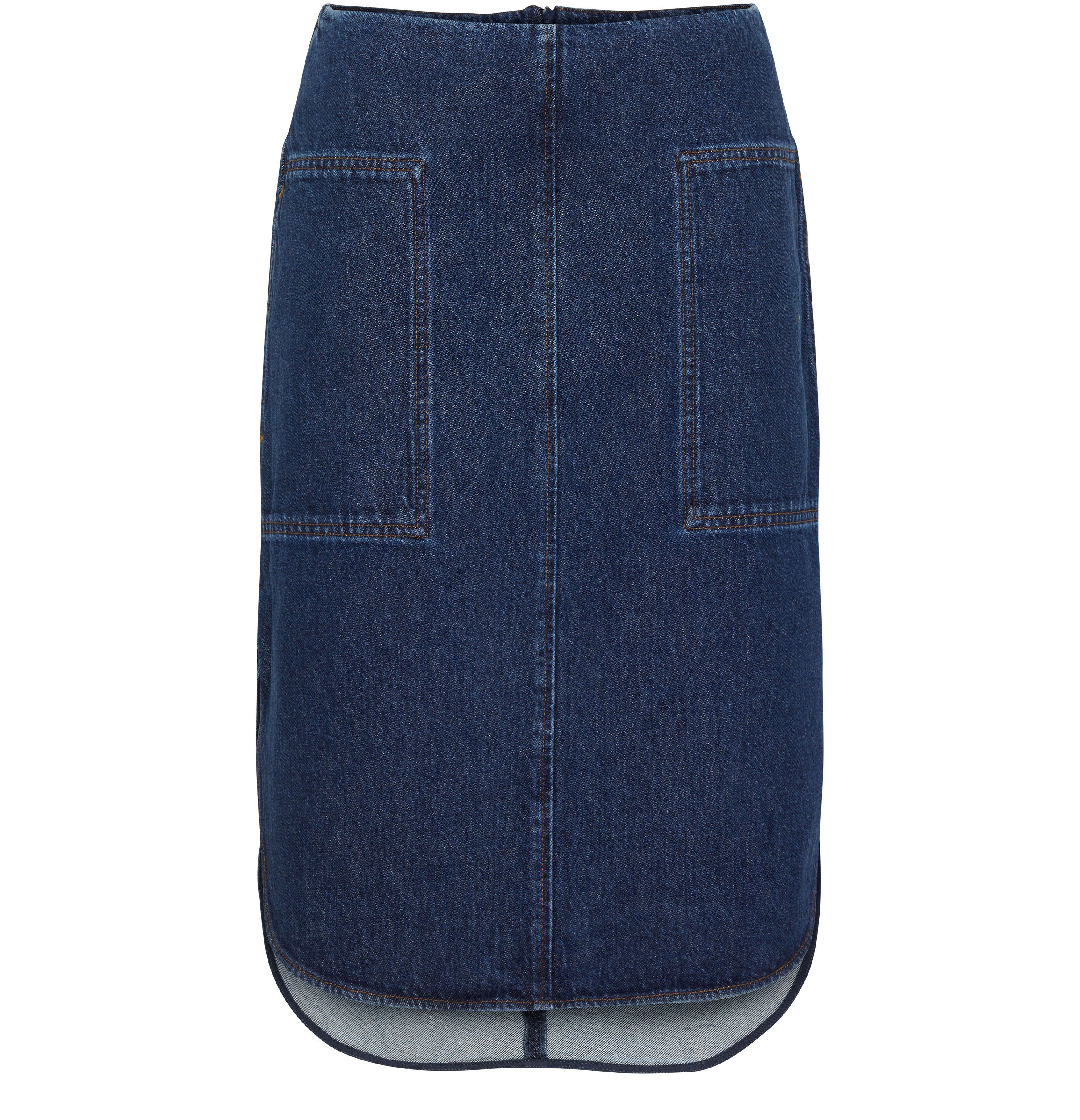 Toteme Denim midi skirt