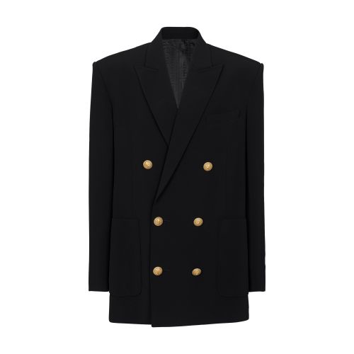 Balmain Double breasted crepe jacket