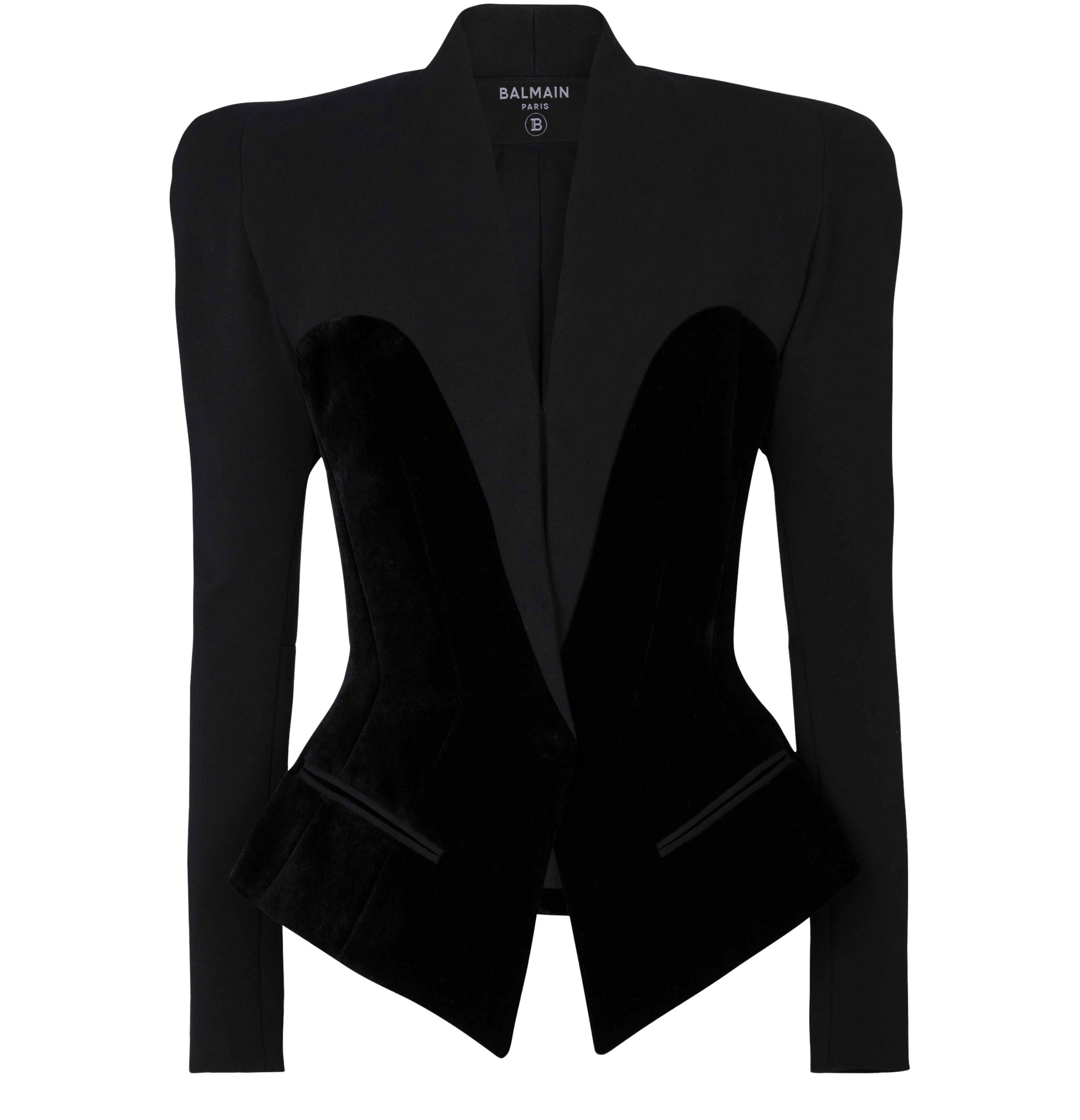 Balmain Bustier cut fitted jacket