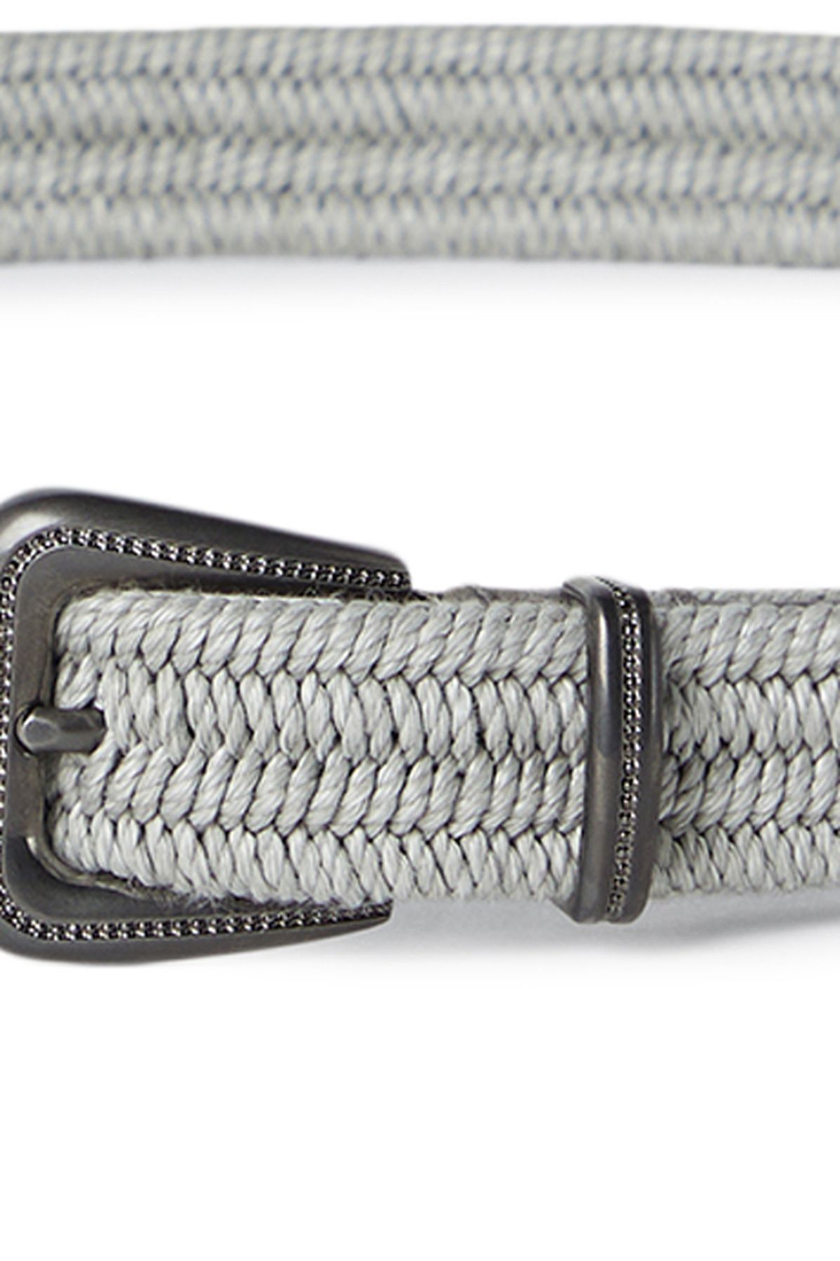 Brunello Cucinelli Braided linen belt