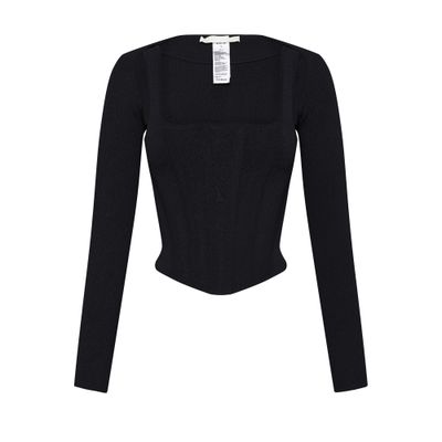 Dion Lee Pointelle corset top