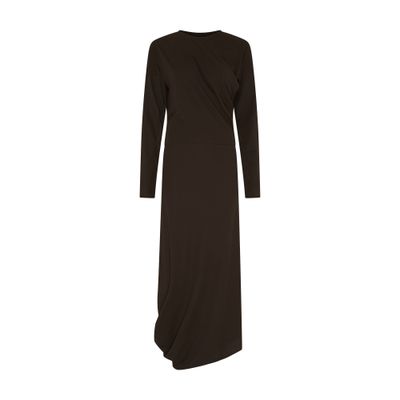 Lemaire Long sleeved twisted dress