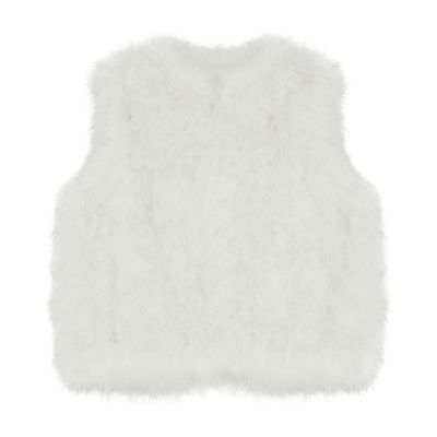 Yves Salomon Short feather gilet