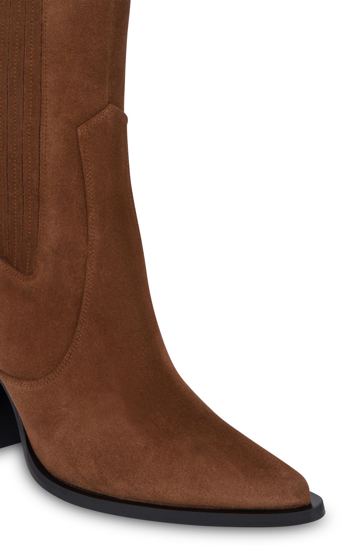 Alberta Ferretti Suede Texan ankle boots