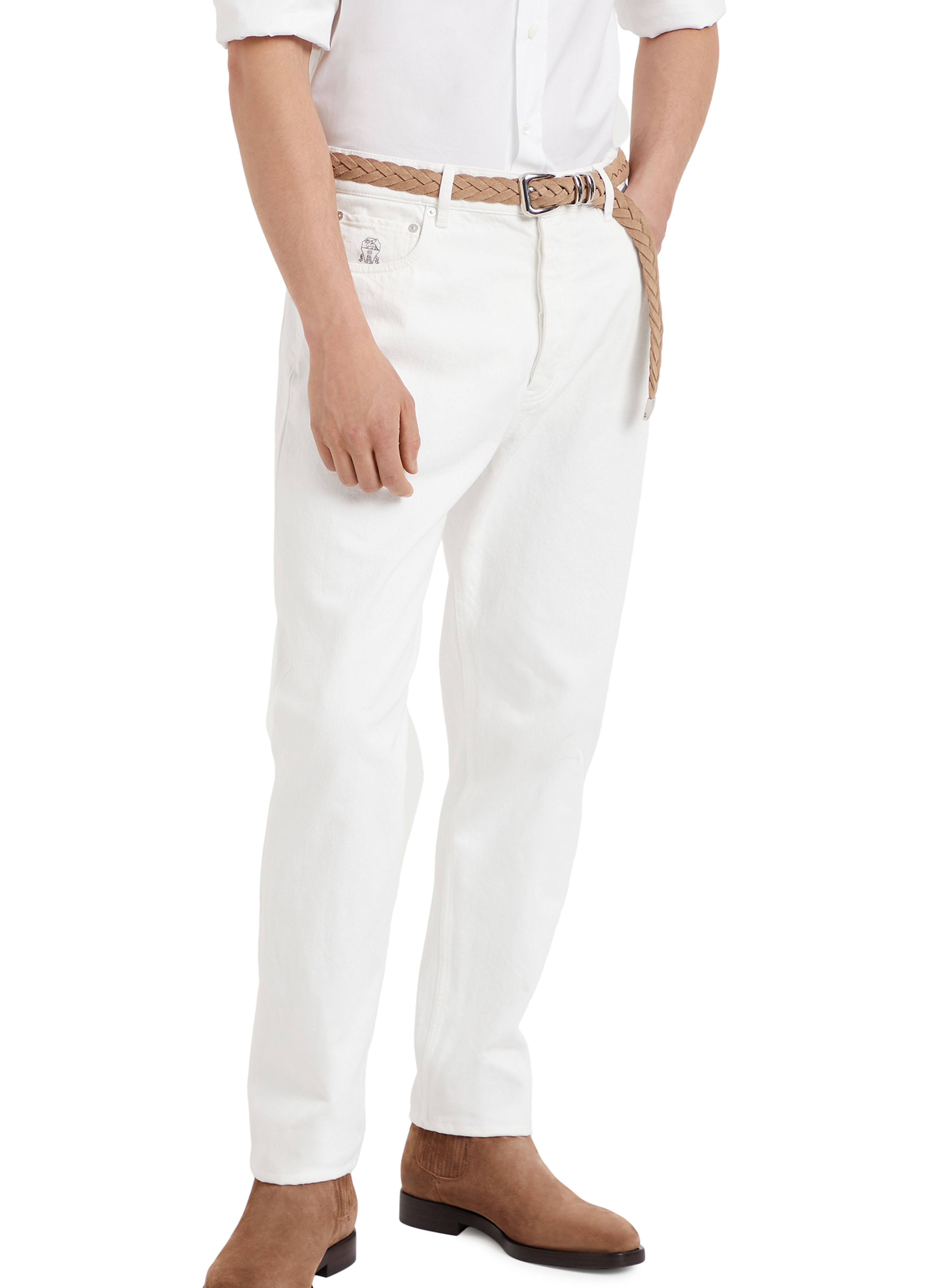 Brunello Cucinelli Iconic fit five-pocket trousers