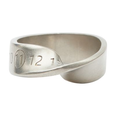 Maison Margiela Logo twisted number ring