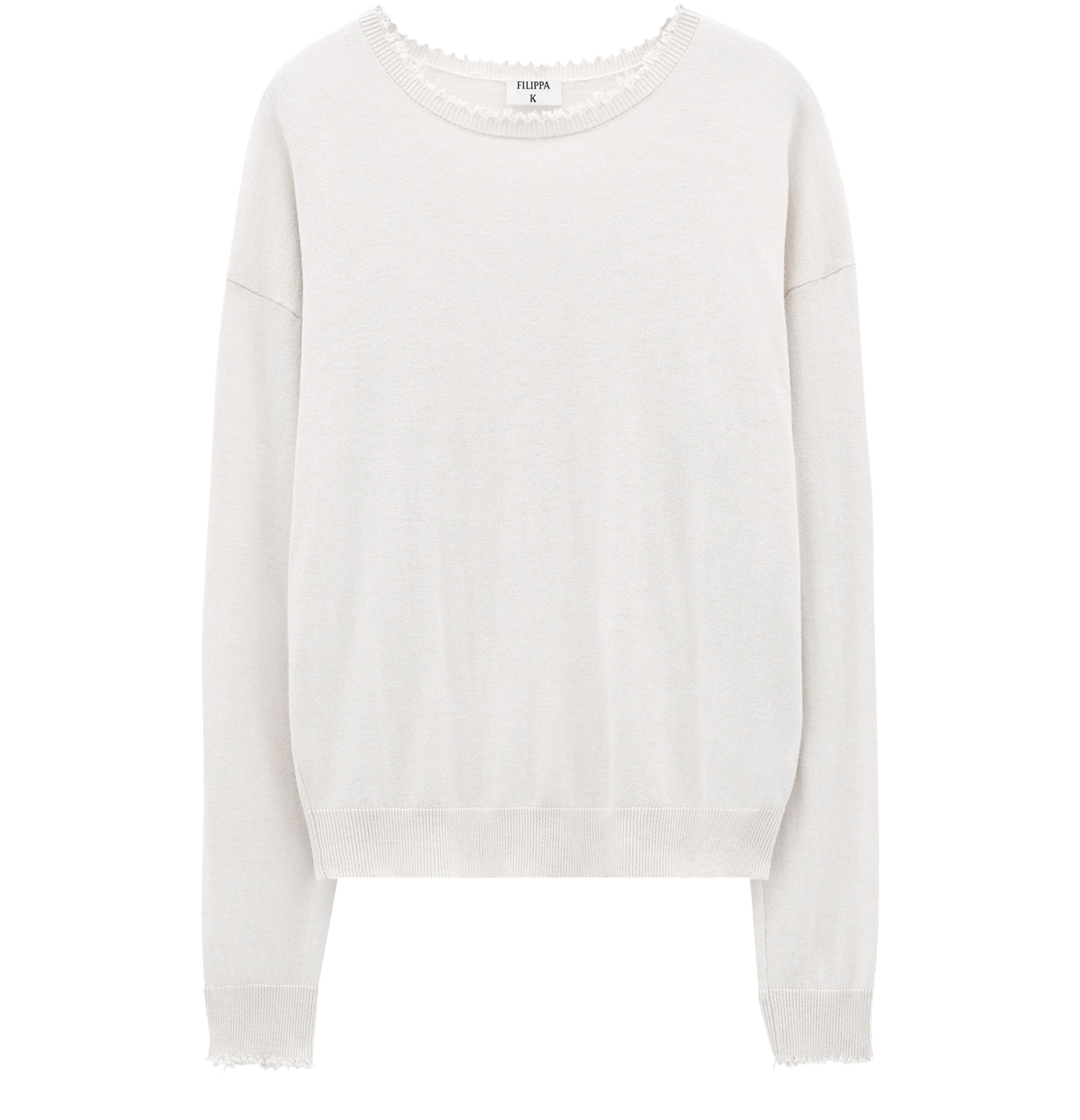 Filippa K Frayed r-neck top