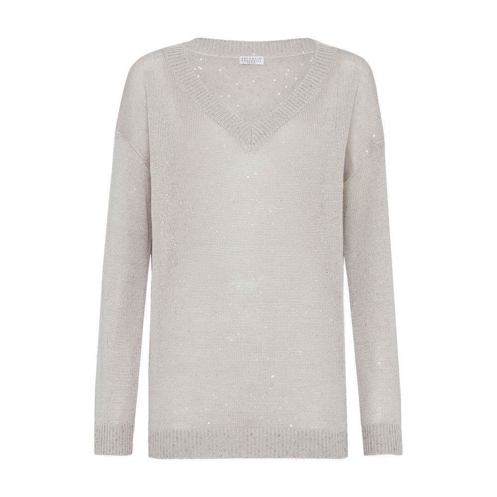 Brunello Cucinelli Linen and silk sweater