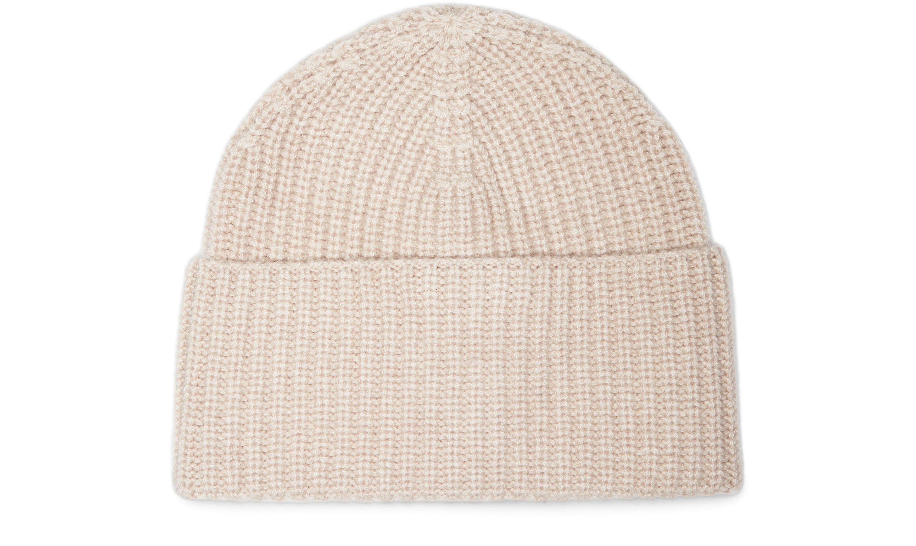 Brunello Cucinelli Cashmere rib knit beanie