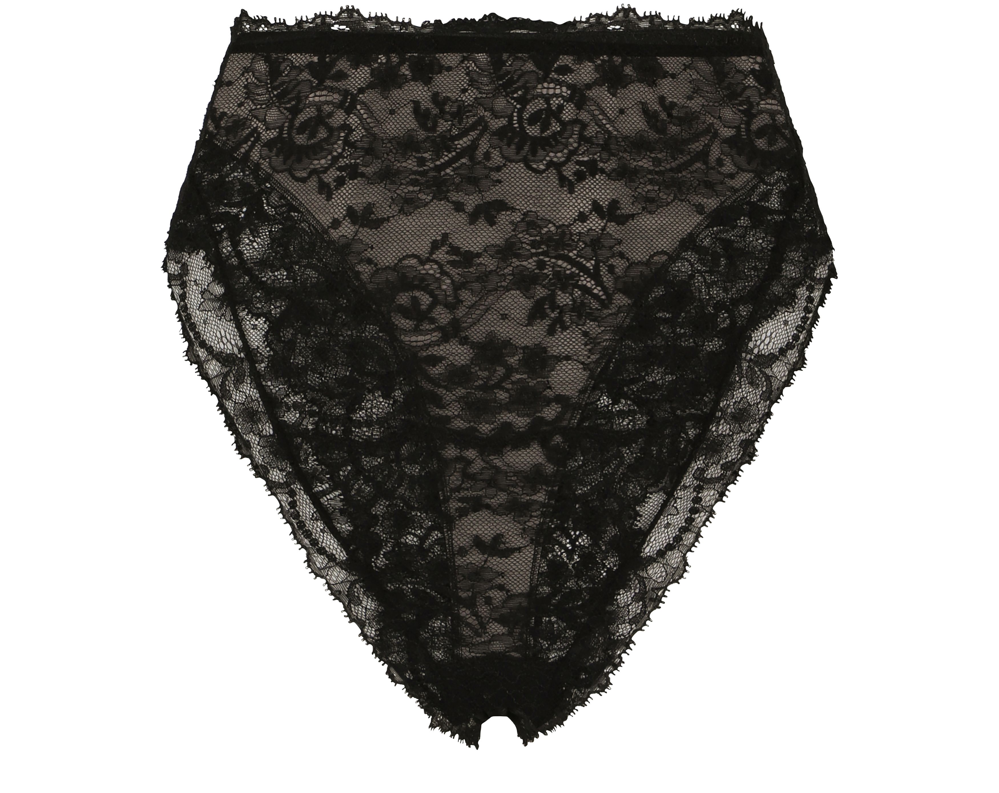 Dolce & Gabbana High-waisted Chantilly lace panties