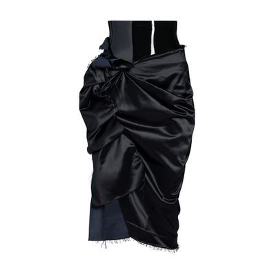 Maison Margiela Layered drape skirt