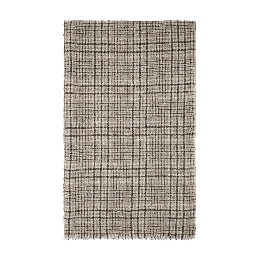 Brunello Cucinelli Chequered scarf