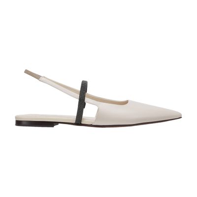 Brunello Cucinelli Nappa leather flats