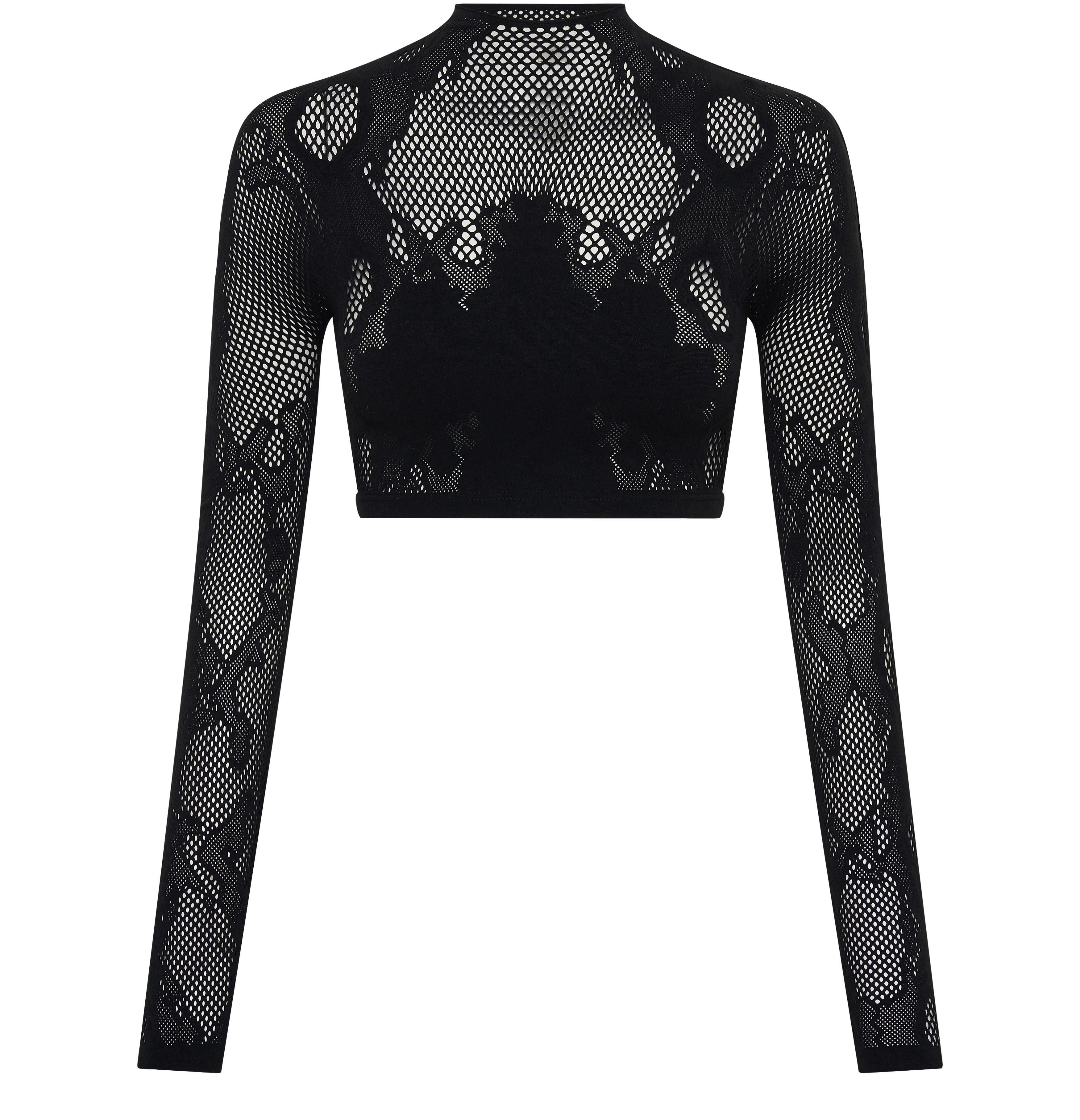 Dion Lee Seamless Cobra Lace Long Sleeve Top