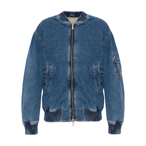 Diesel D-WELTIK denim bomber jacket