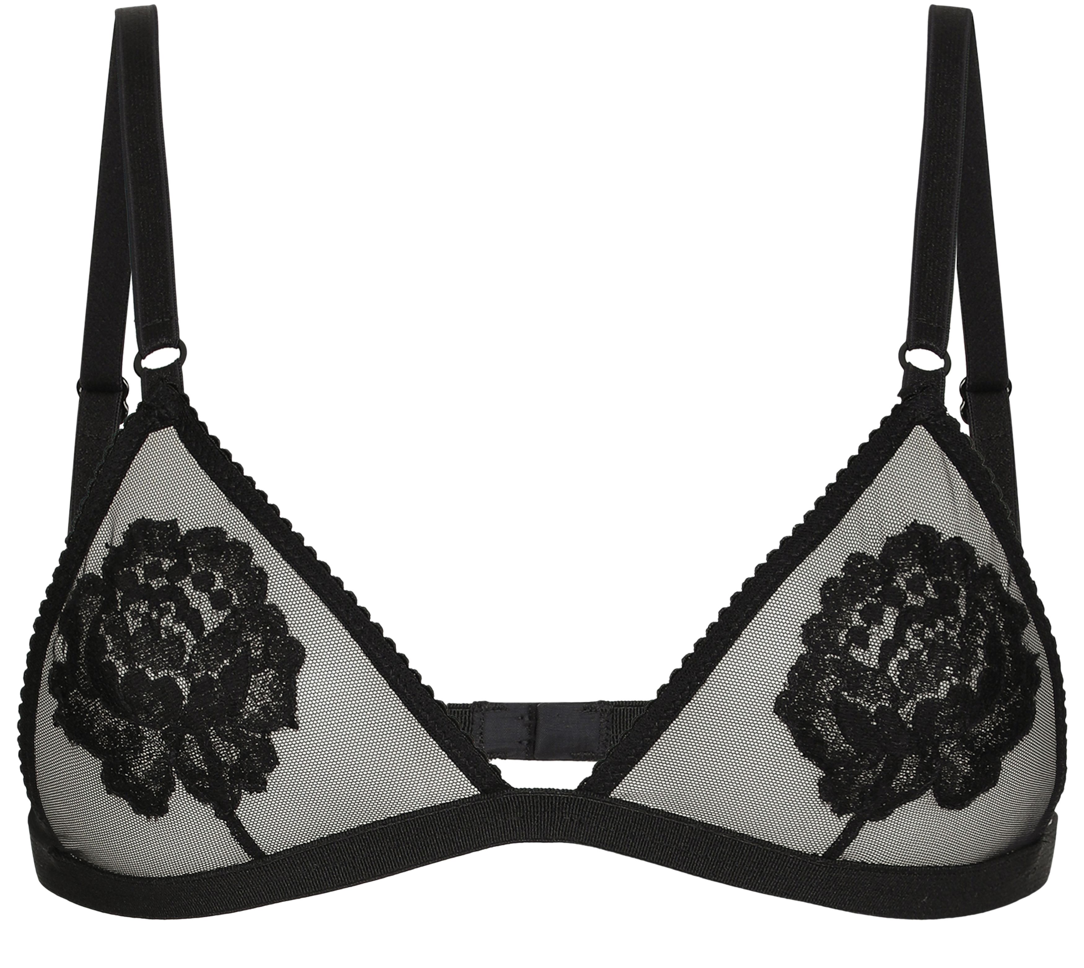 Dolce & Gabbana Lace and tulle triangle bra