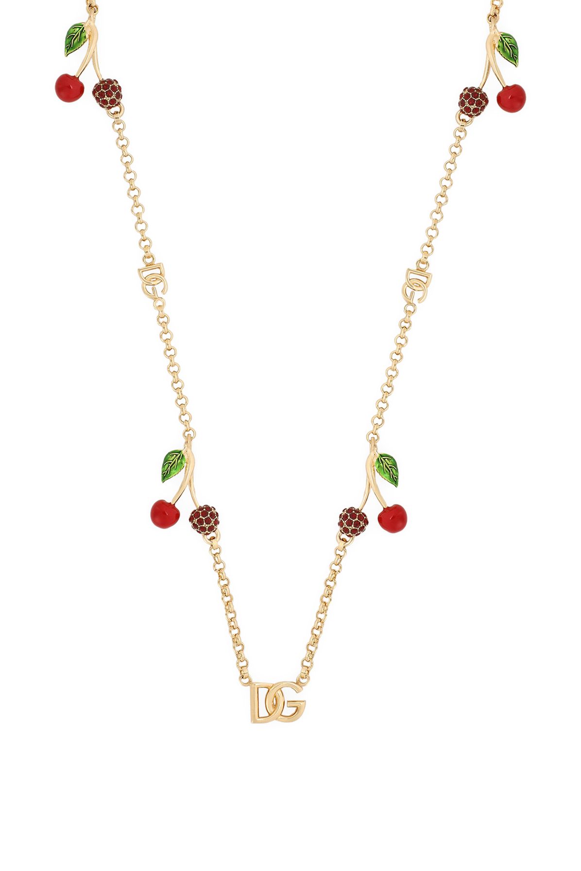 Dolce & Gabbana Necklace with logo and charms