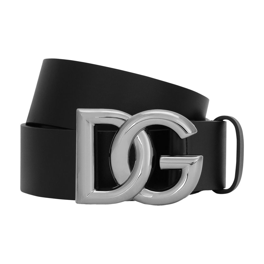 Dolce & Gabbana Leather belt with DG logo