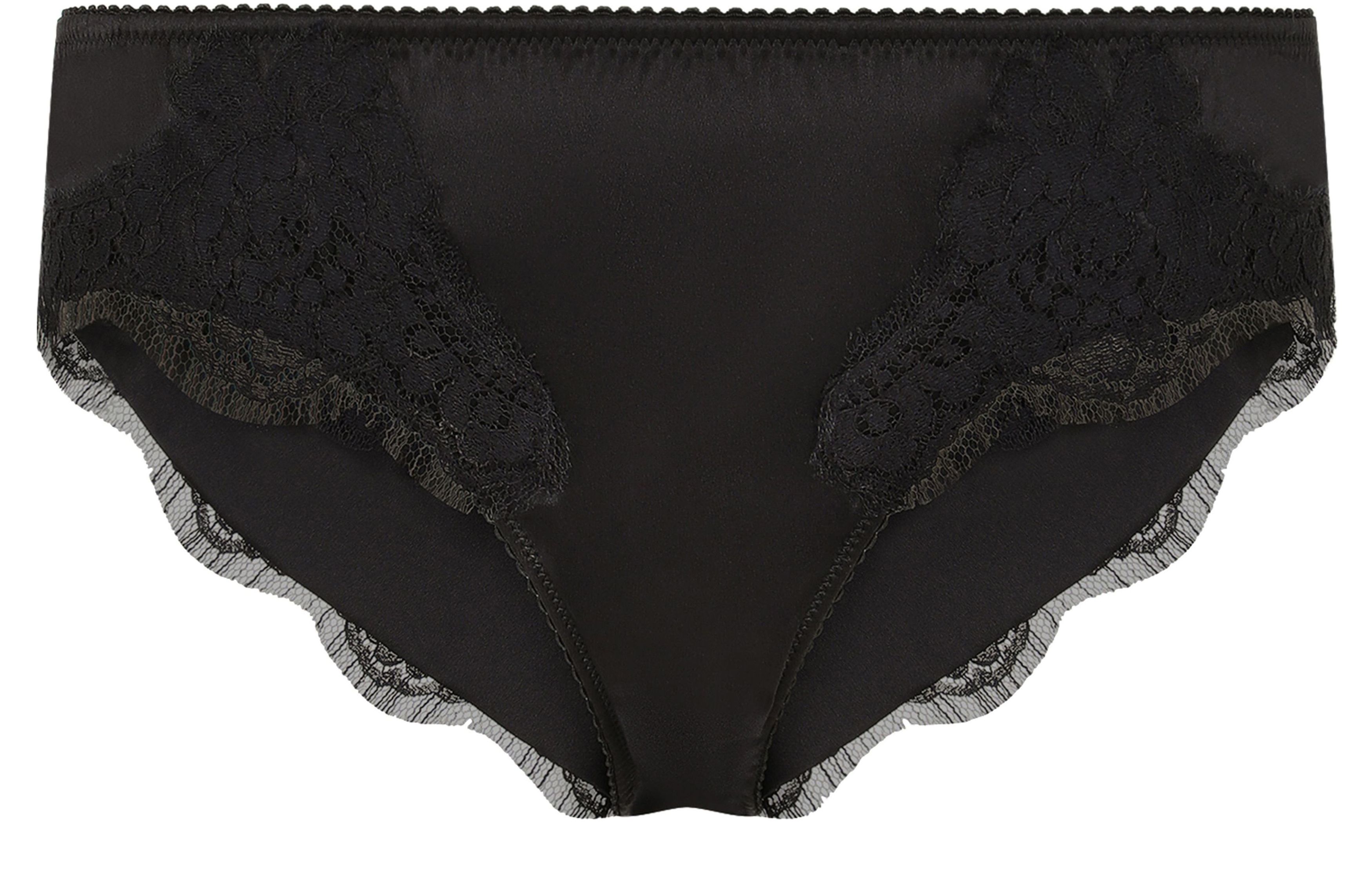 Dolce & Gabbana Satin briefs with lace detailing