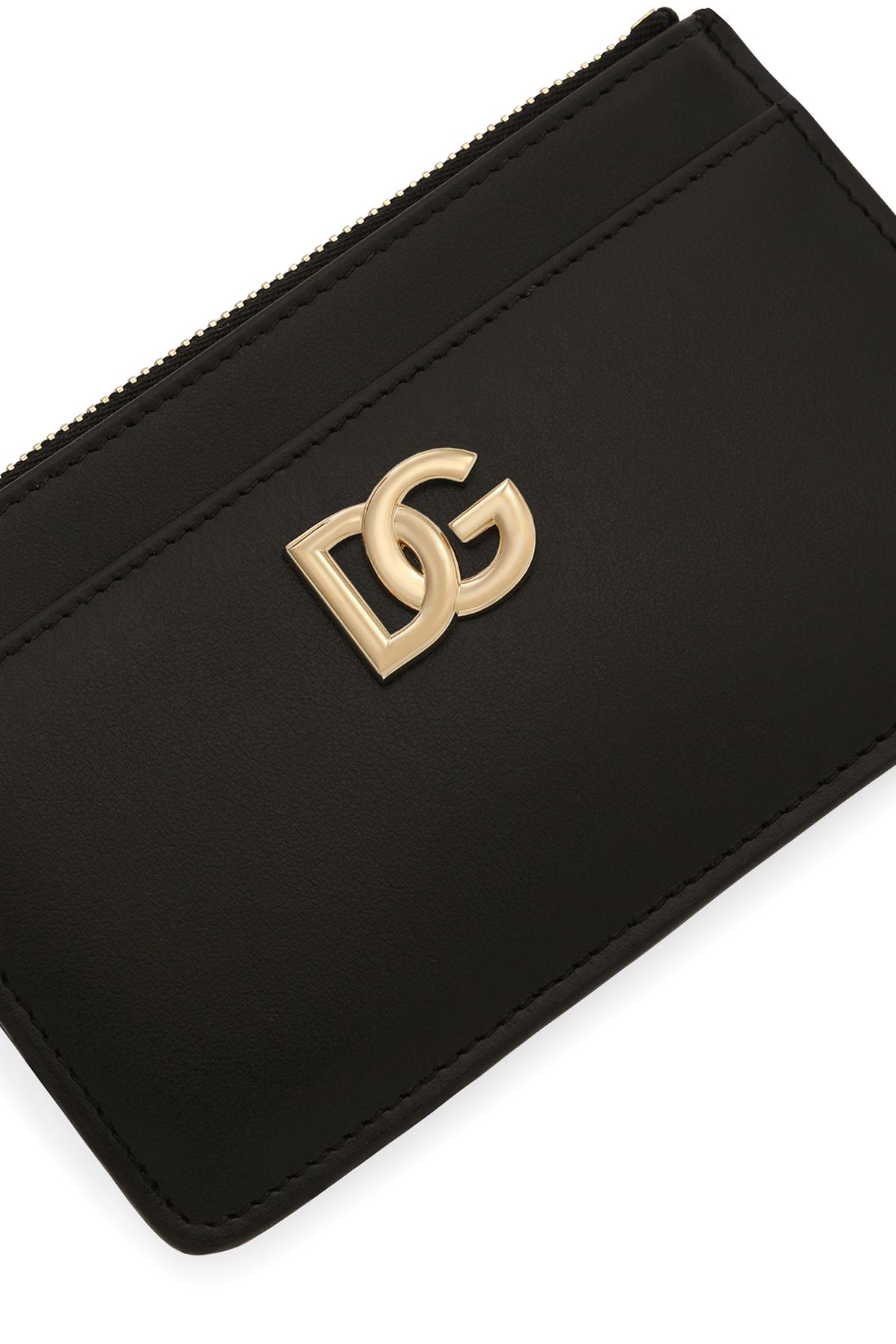 Dolce & Gabbana Calfskin card holder with logo