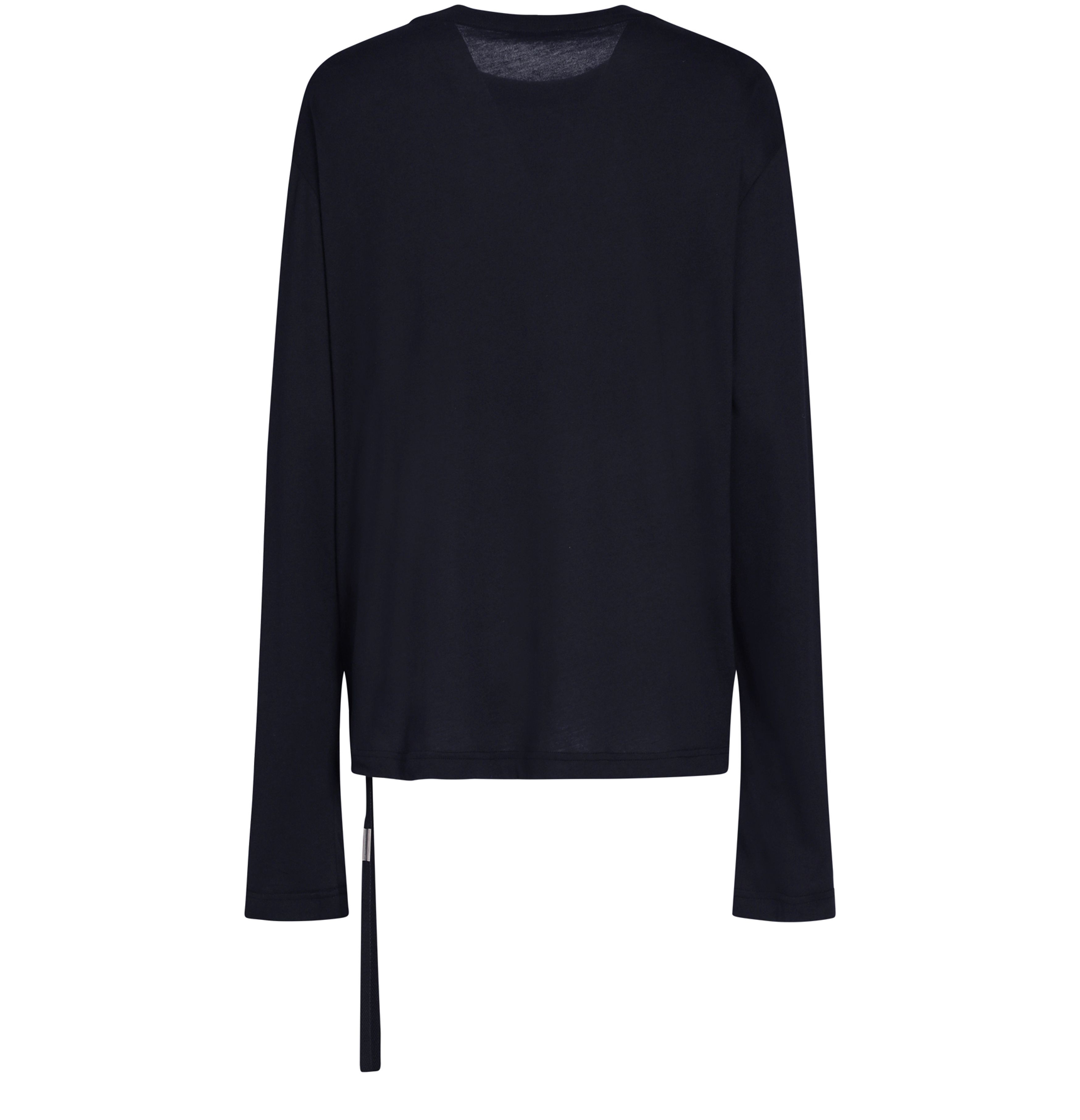 Ann Demeulemeester Sena comfort boxy fit long sleeve t-shirt Eclipse