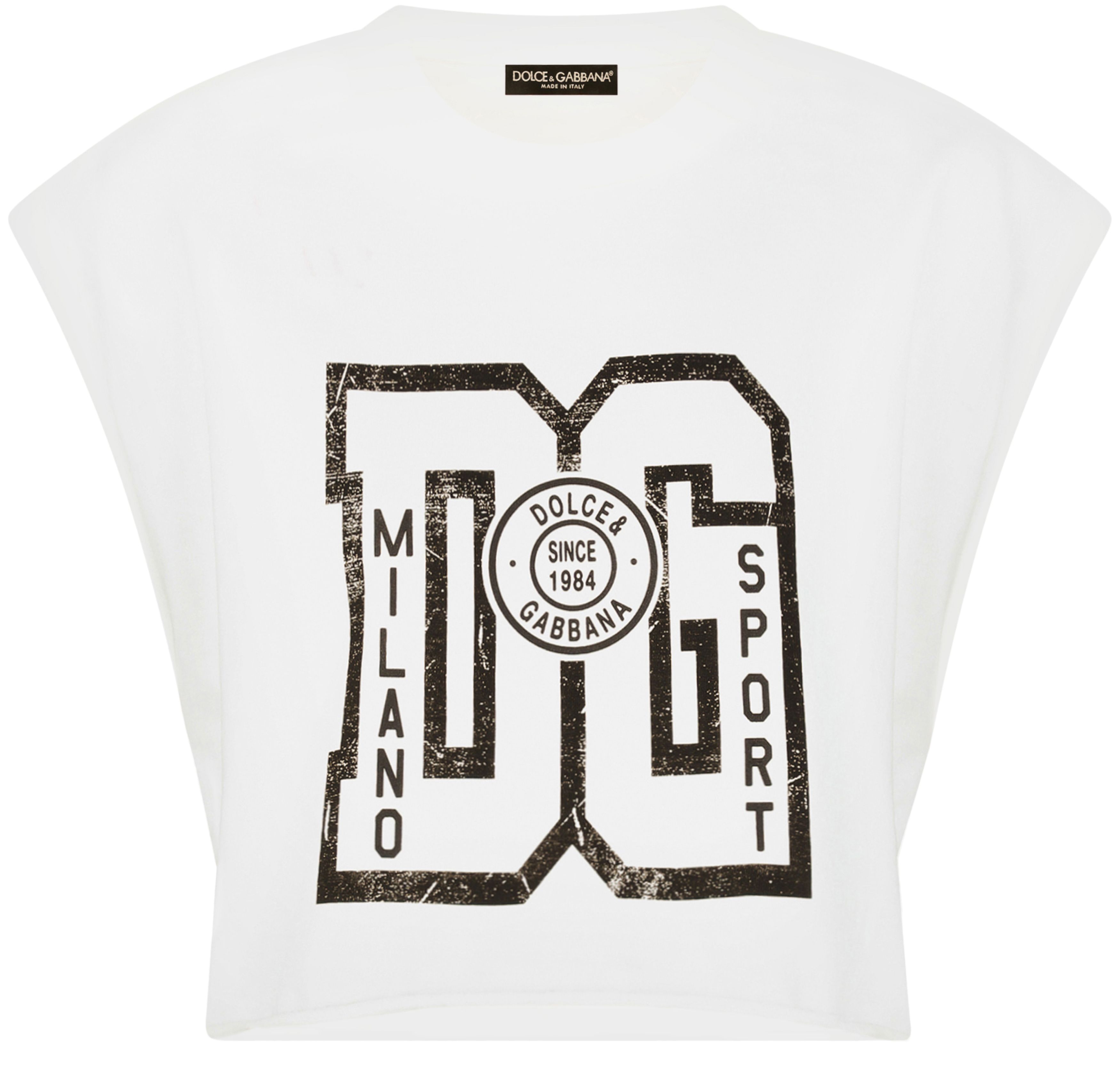 Dolce & Gabbana Cropped jersey t-shirt