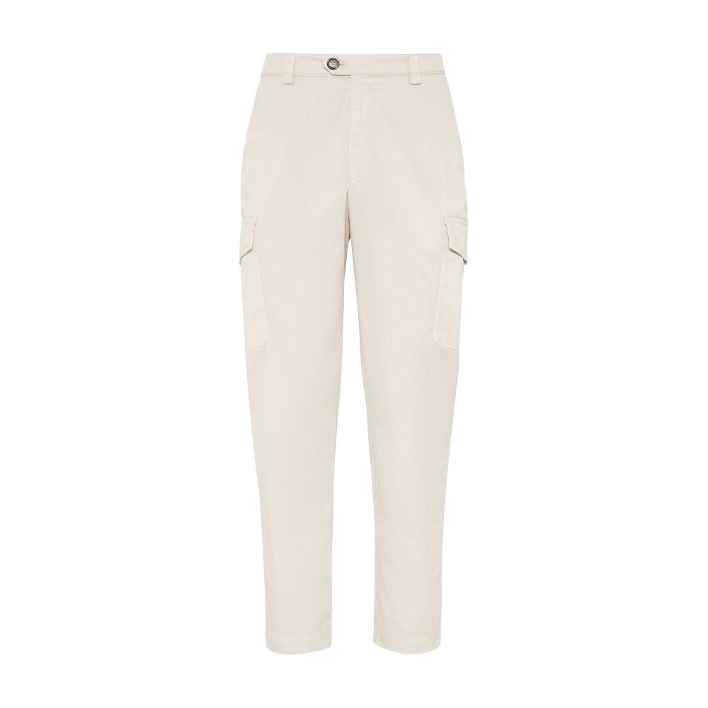 Brunello Cucinelli Leisure fit trousers with cargo pockets