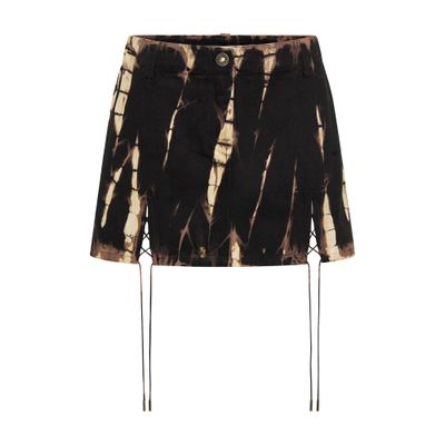 Dion Lee Denim V-Wire Mini Skirt