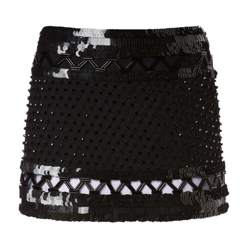 Alberta Ferretti Mini skirt with beads and sequins