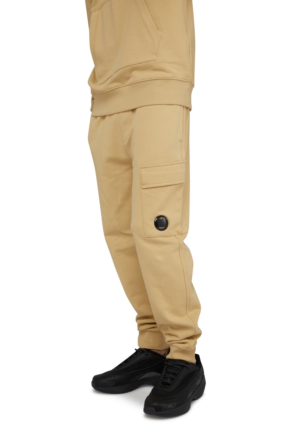 CP COMPANY Diagonal Raised Fleece Cargo jogging pants