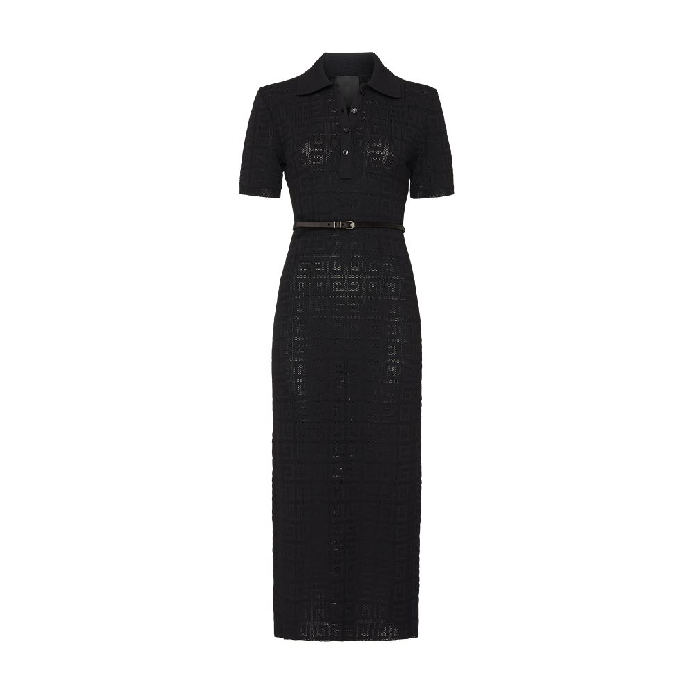 Givenchy Voyou polo dress in 4G jacquard