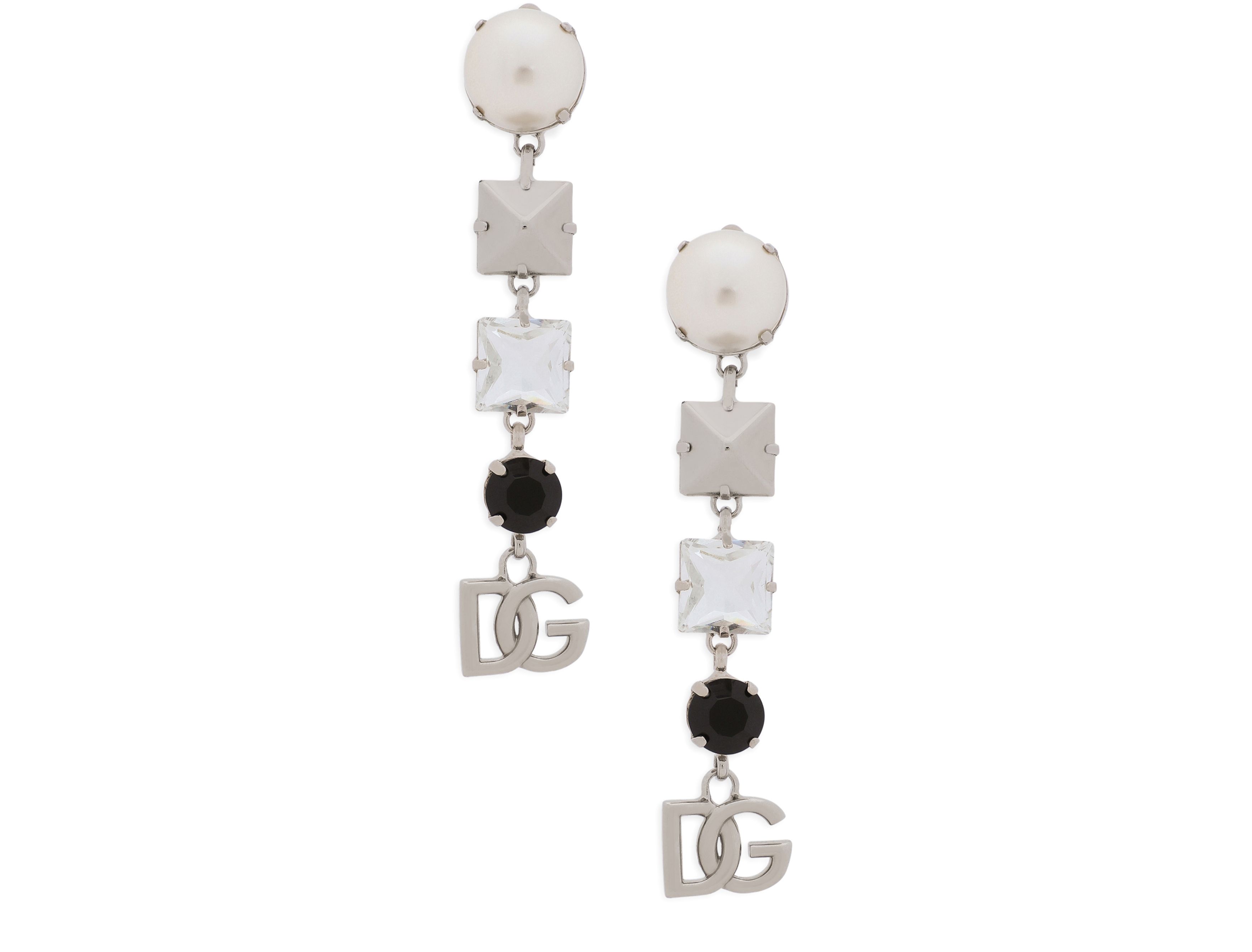 Dolce & Gabbana Drop earrings with rhinestones