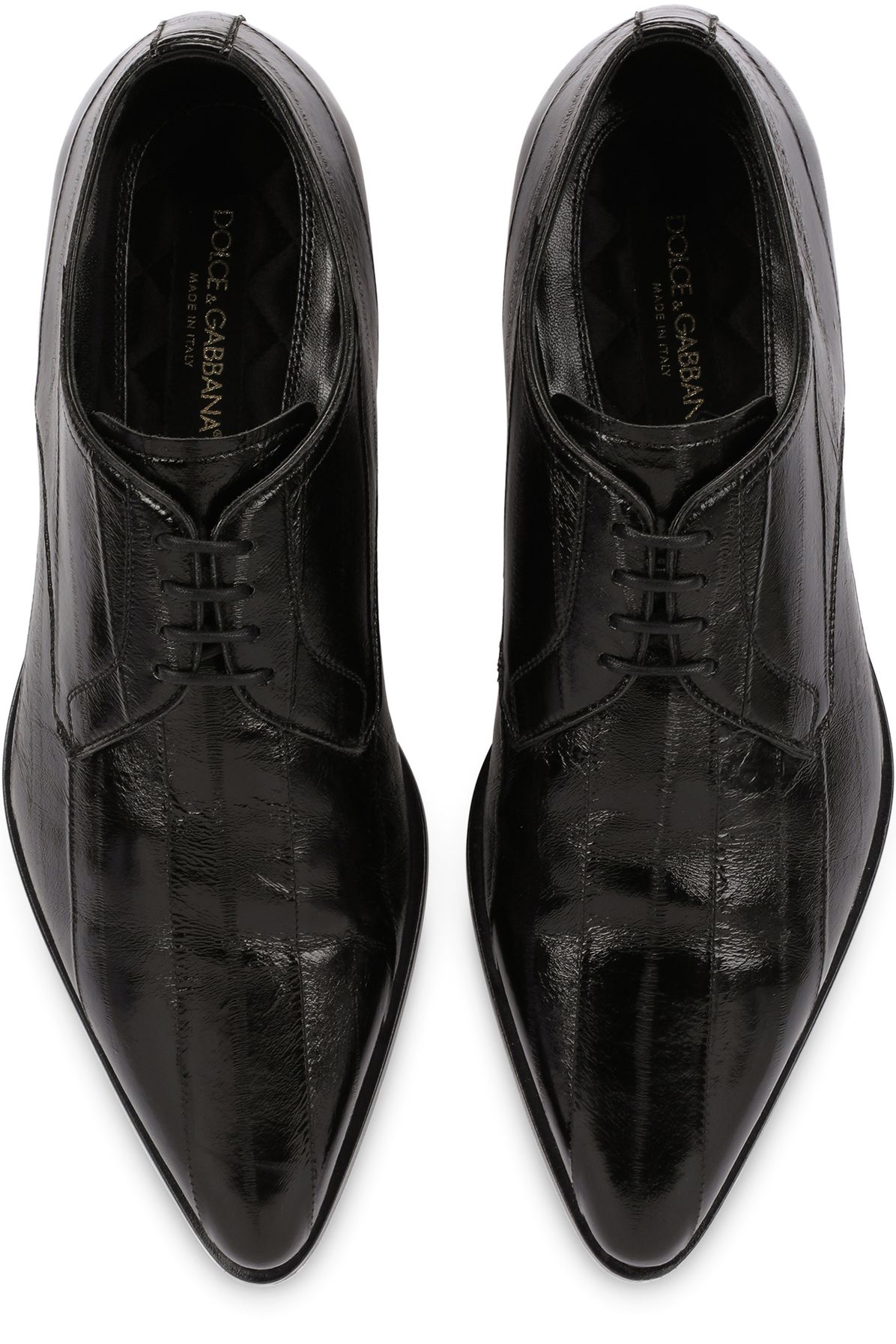 Dolce & Gabbana Eel skin Copernico Derby shoes